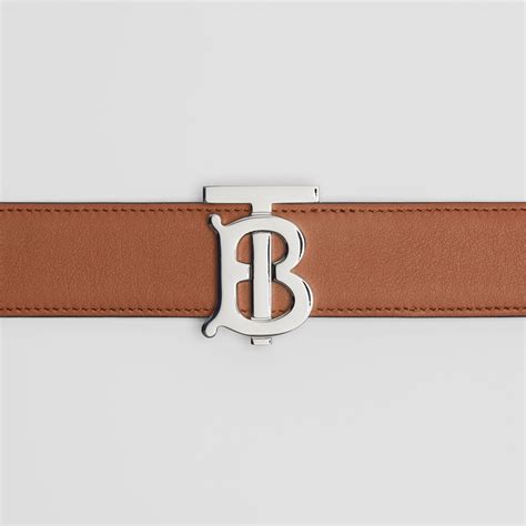 burberry reversible monogram motif leather belt|Reversible Monogram Motif Leather Belt in Malt brown/black.